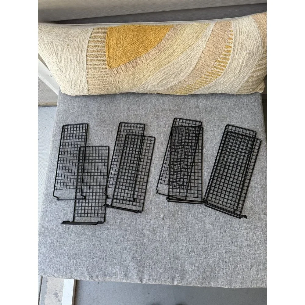 Set Of 2 Ikea Shoe Organizer Skostall Black Metal Shoe Storage